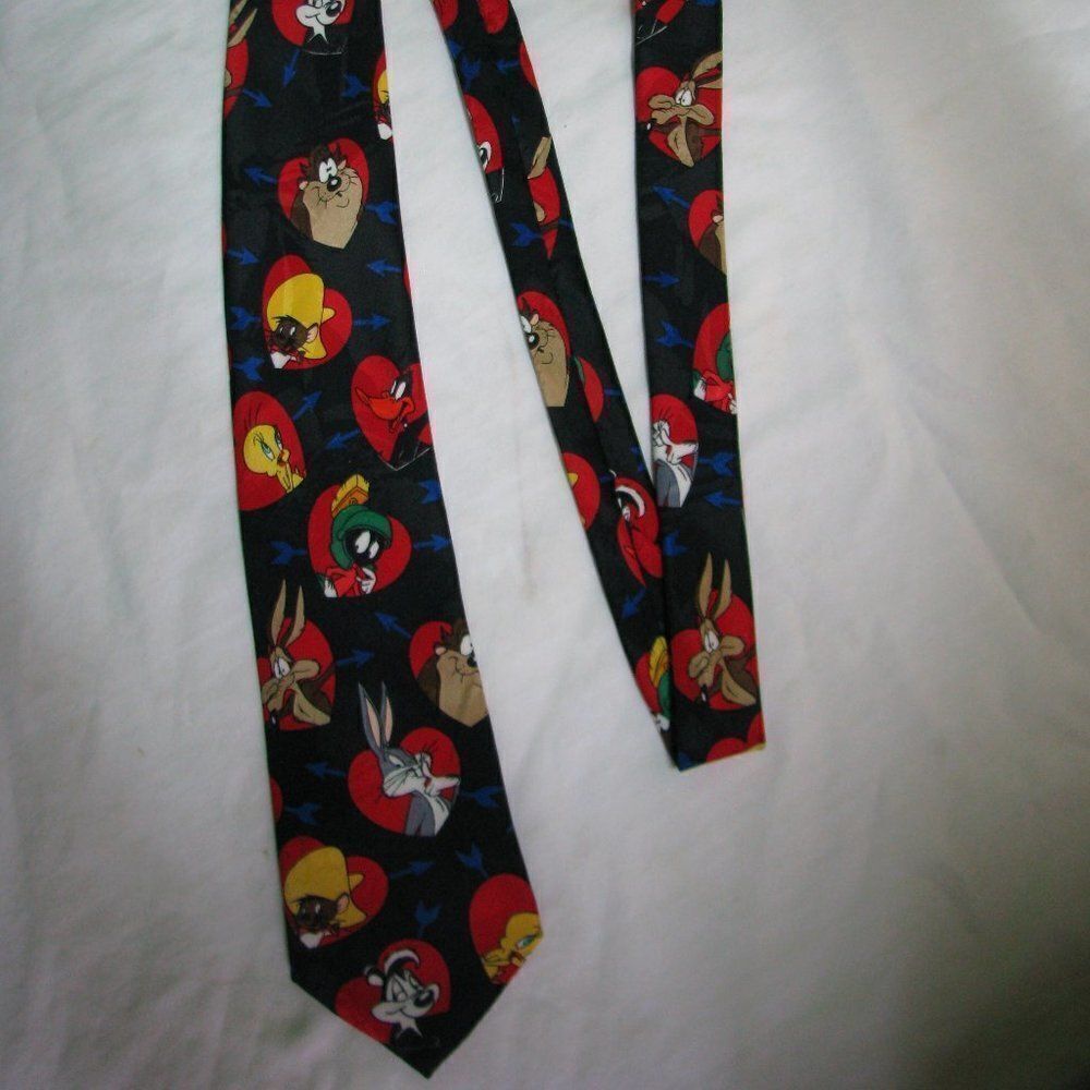 Vintage Looney Tunes Mania Necktie